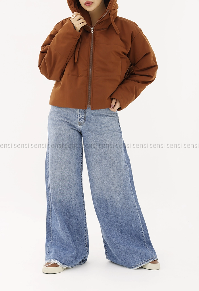 کاپشن کوتاه کتانtcکد1004273